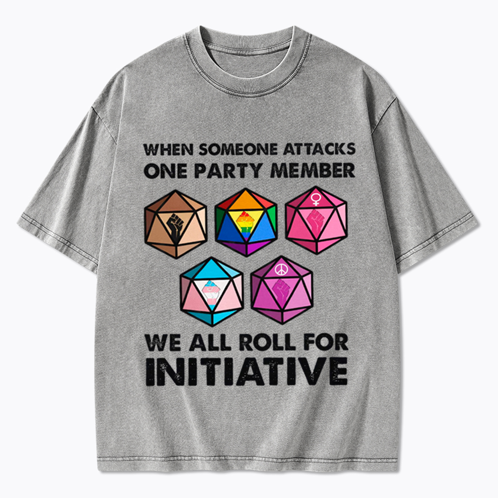 When Someone Attacks LGBT Pride Washed T-Shirt