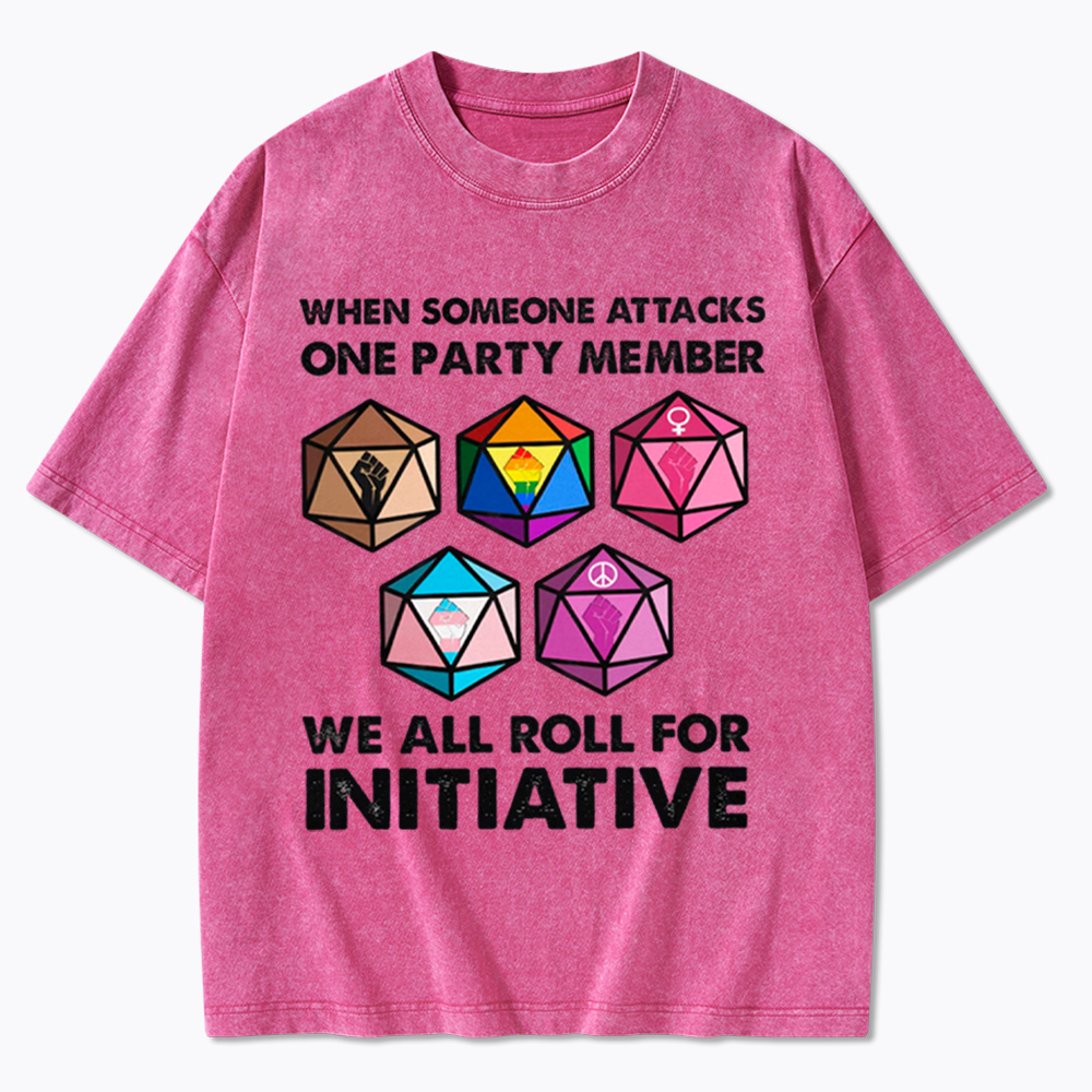 When Someone Attacks LGBT Pride Washed T-Shirt