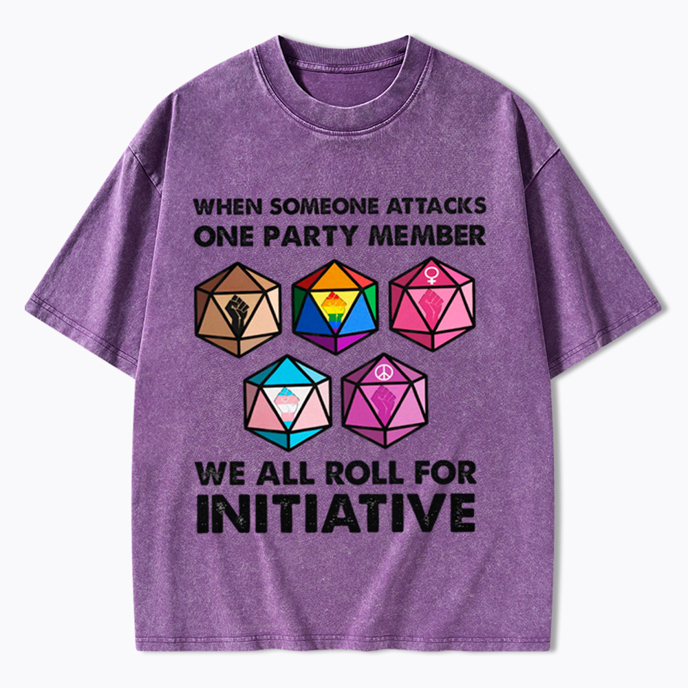 When Someone Attacks LGBT Pride Washed T-Shirt