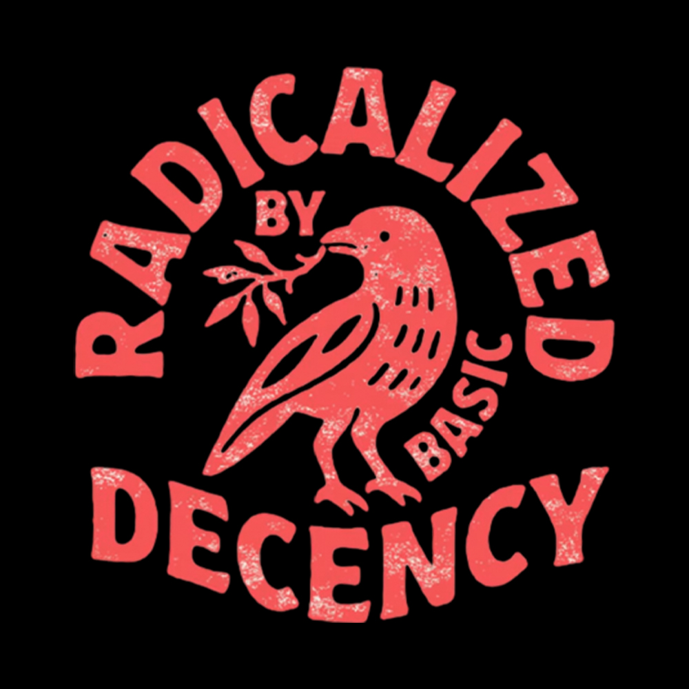 Radicalized By Basic Decency Washed T-Shirt