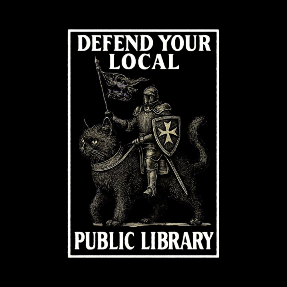 Defend Your Local Library Washed T-Shirts