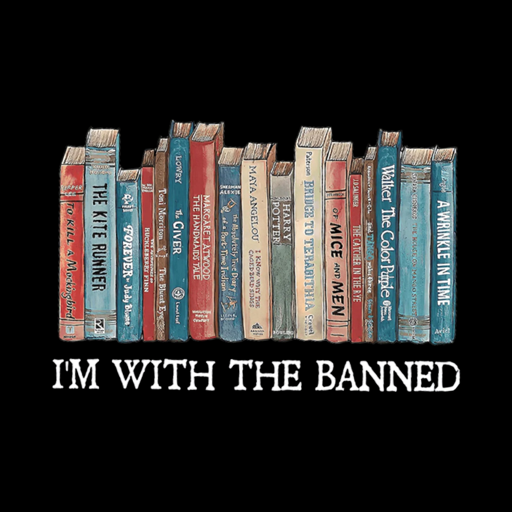 I'm With The Banned V-Neck Classic T-Shirts