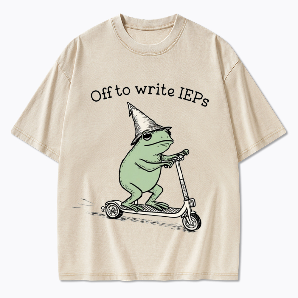 School Psychologist Special Education Washed T-Shirt