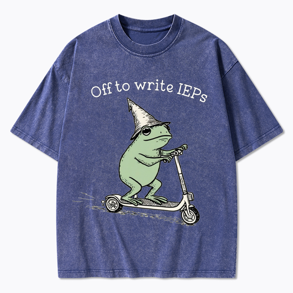 School Psychologist Special Education Washed T-Shirt