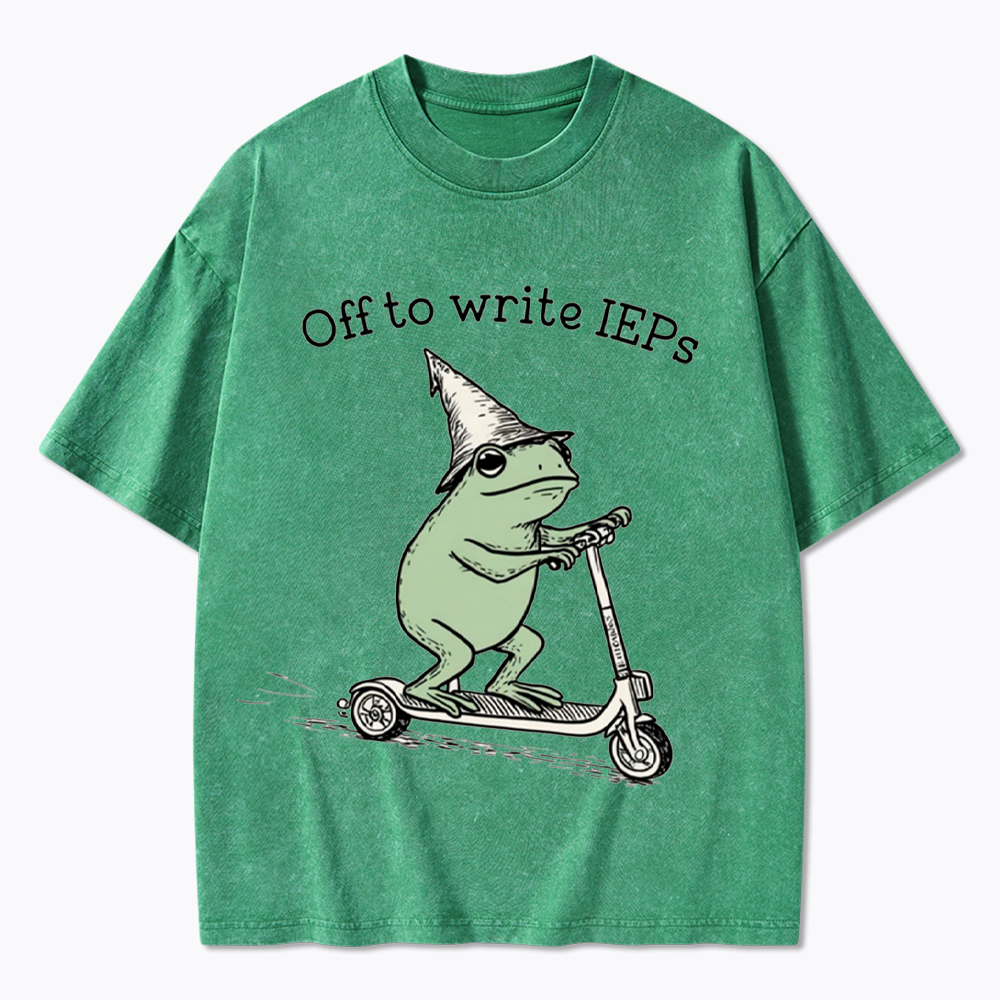 School Psychologist Special Education Washed T-Shirt