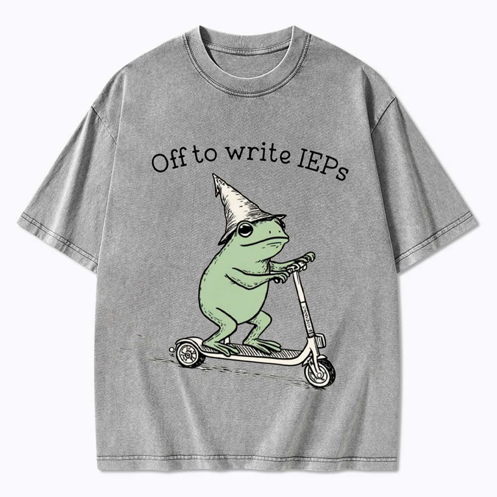 School Psychologist Special Education Washed T-Shirt