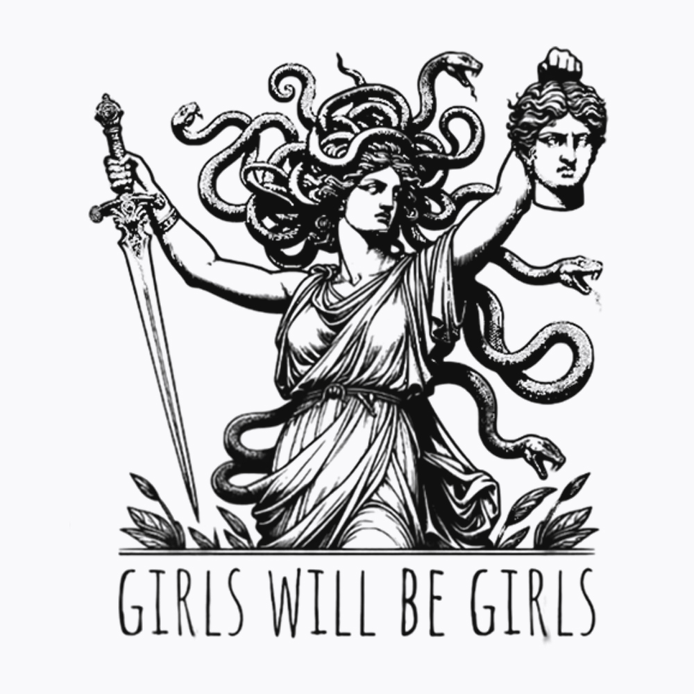 Girls Will Be Girls Washed T-Shirt