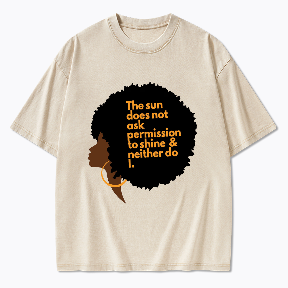 Inspirational Graphic Washed T-Shirts