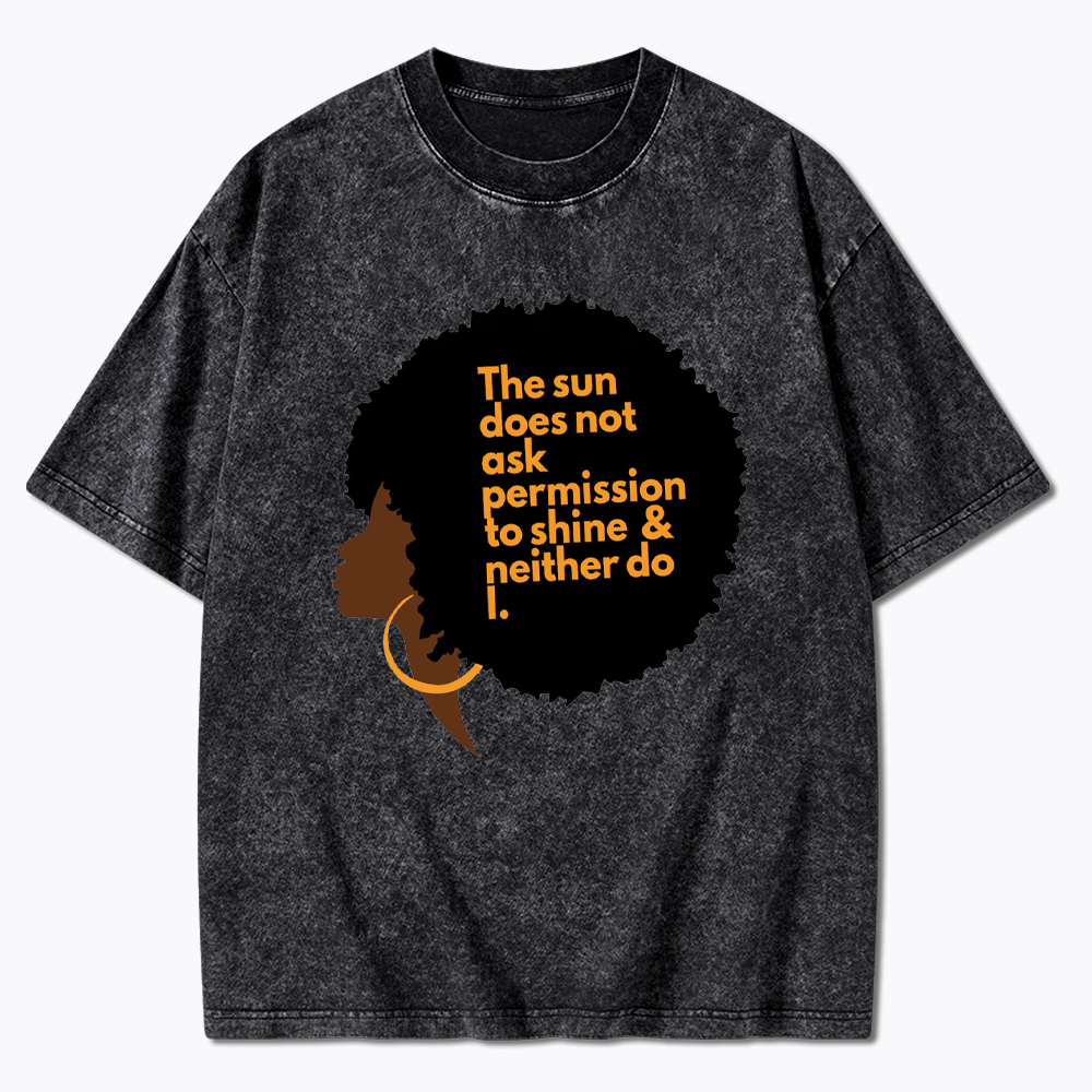 Inspirational Graphic Washed T-Shirts