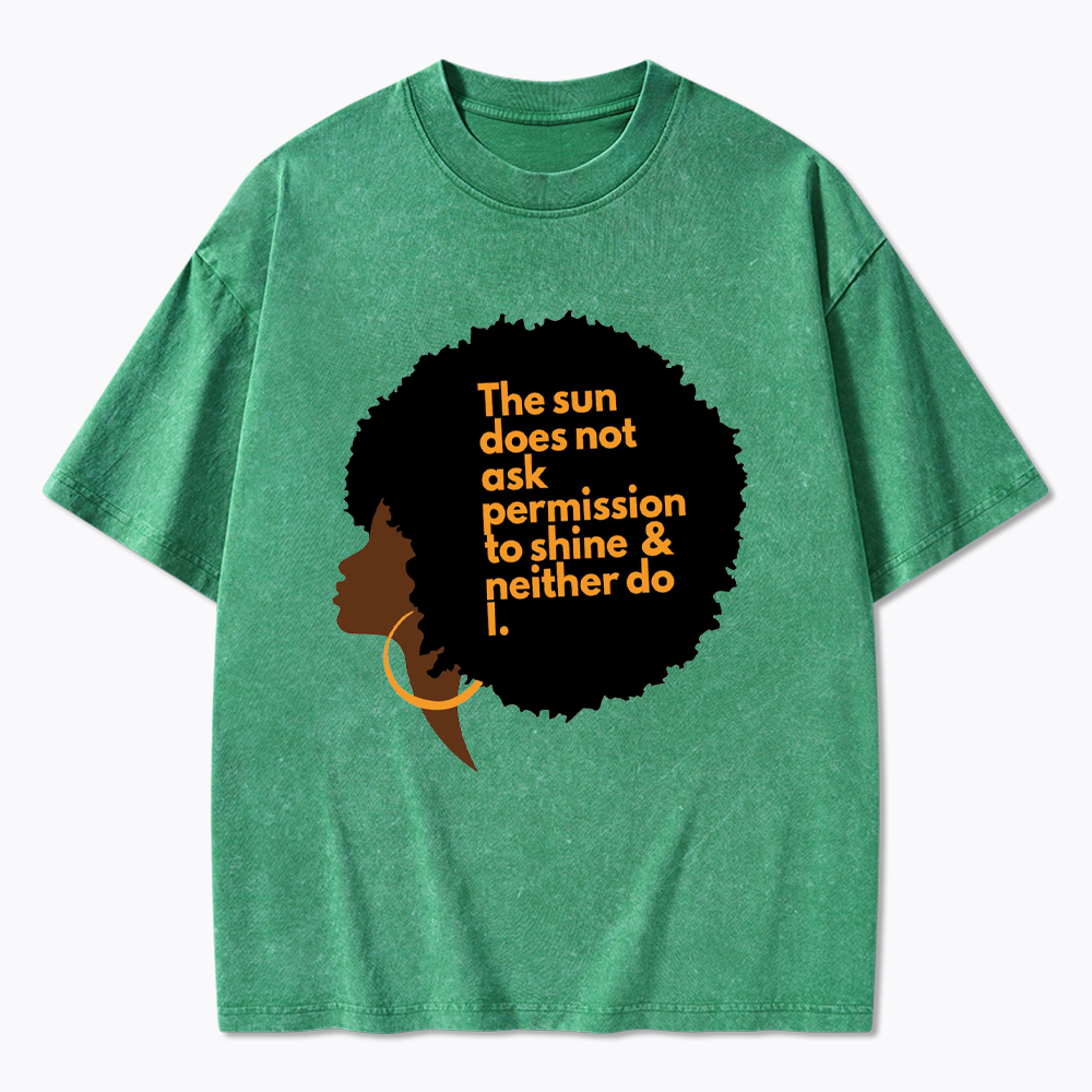 Inspirational Graphic Washed T-Shirts