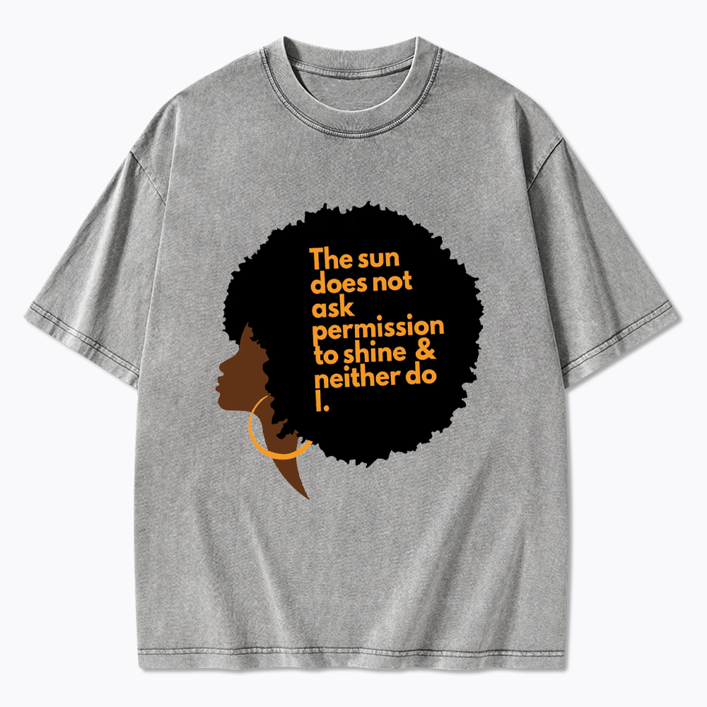 Inspirational Graphic Washed T-Shirts