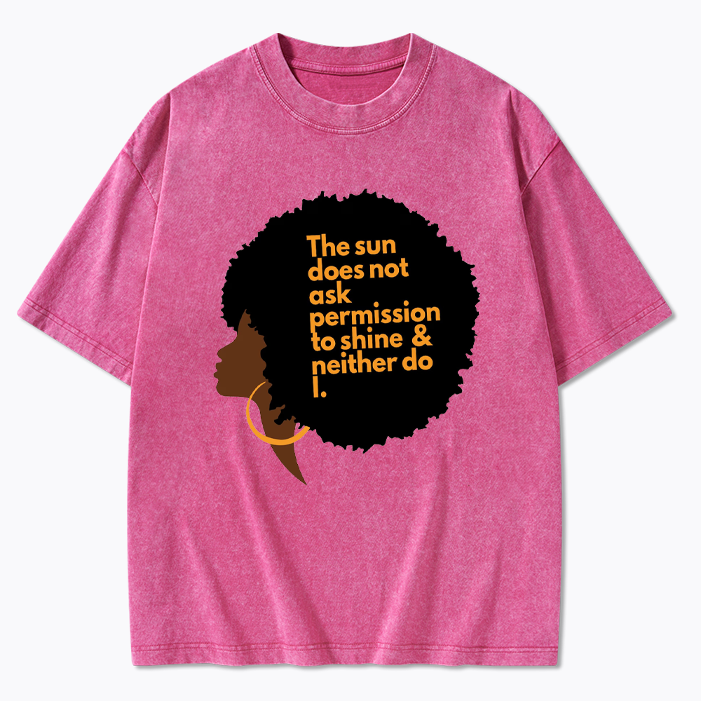 Inspirational Graphic Washed T-Shirts