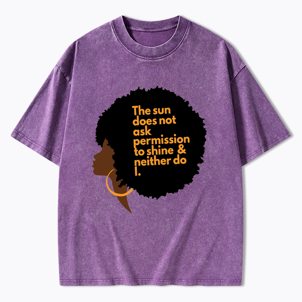 Inspirational Graphic Washed T-Shirts