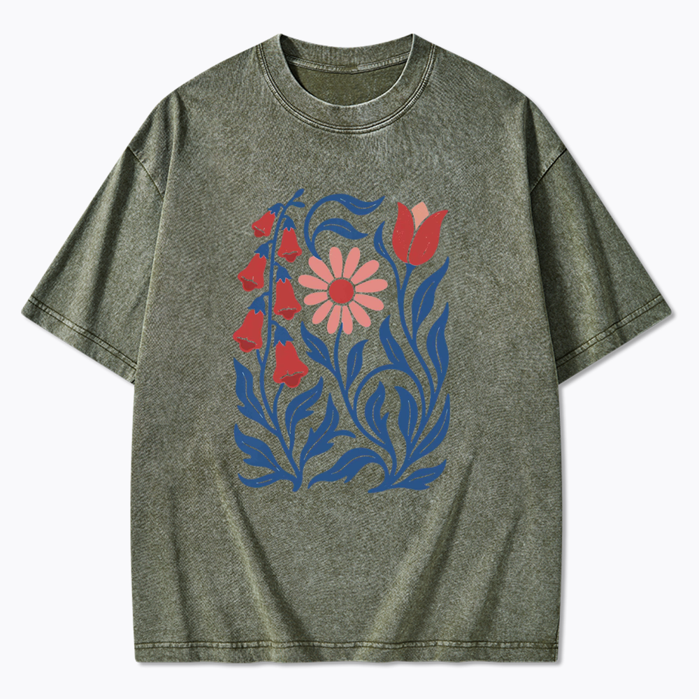 NO WORDS Subtle Anti Trump Washed T-Shirts