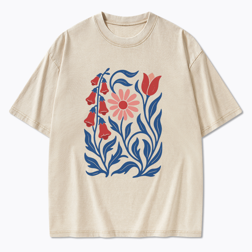 NO WORDS Subtle Anti Trump Washed T-Shirts