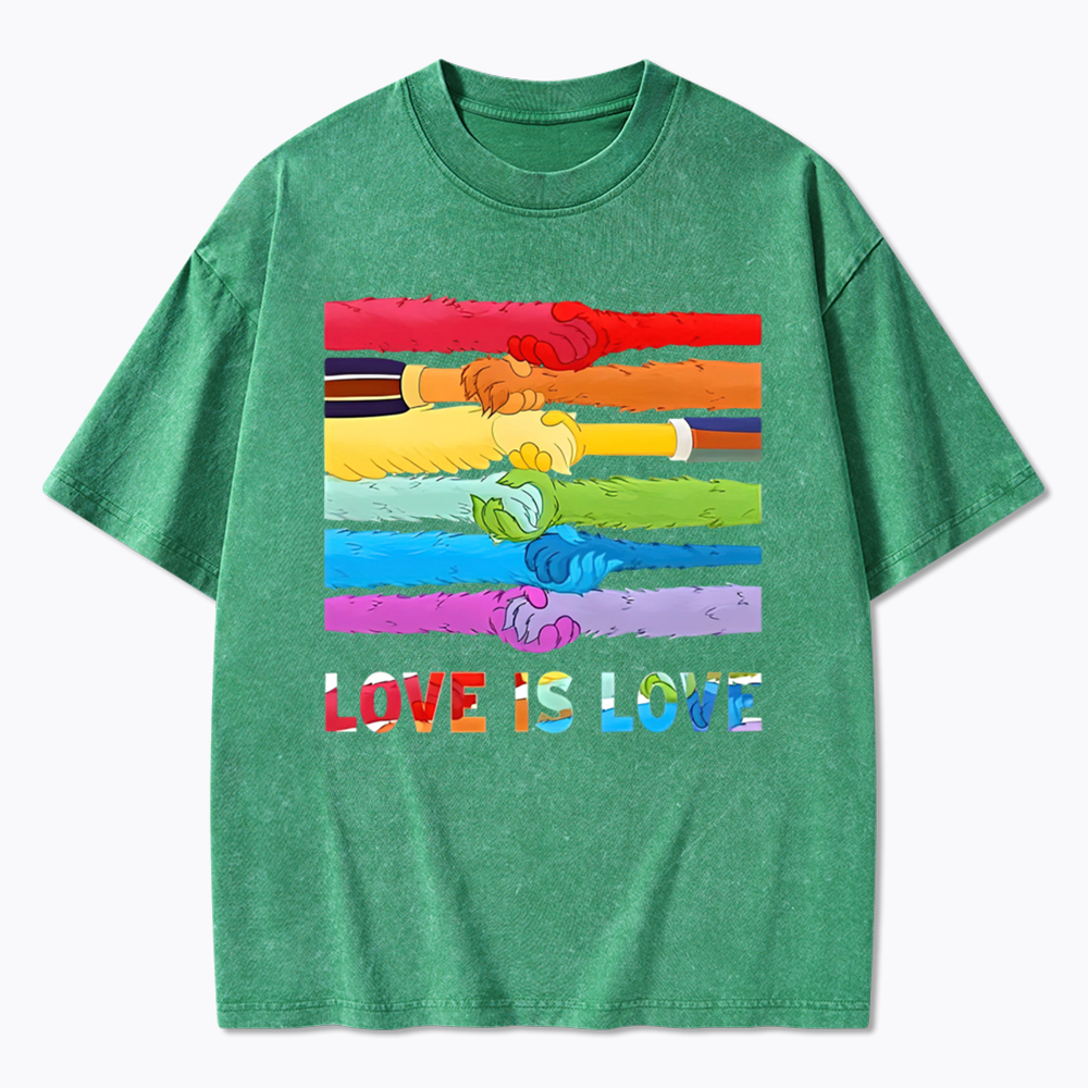 Love Is Love Washed T-Shirts