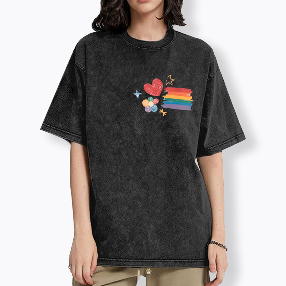 Love Whoever You Want Washed T-Shirt