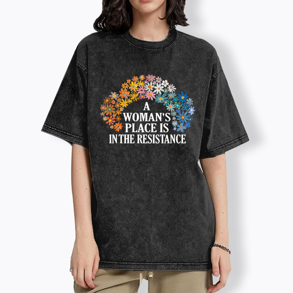 Feminist Resistance Washed T-Shirts