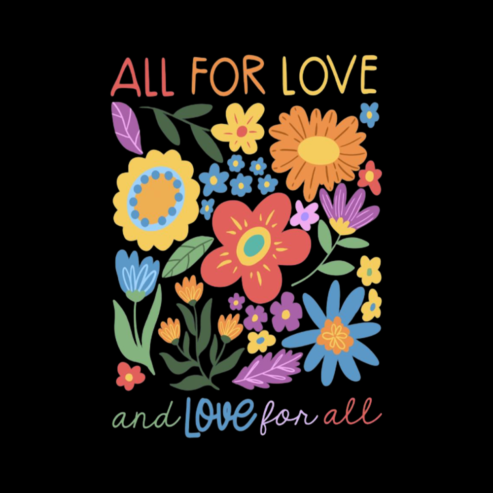 All For Love Love For All Kids Washed T-Shirts