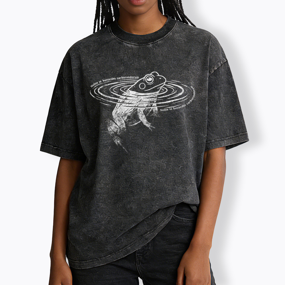 Nolite Te Bastardes Carborundorum Washed T-Shirts