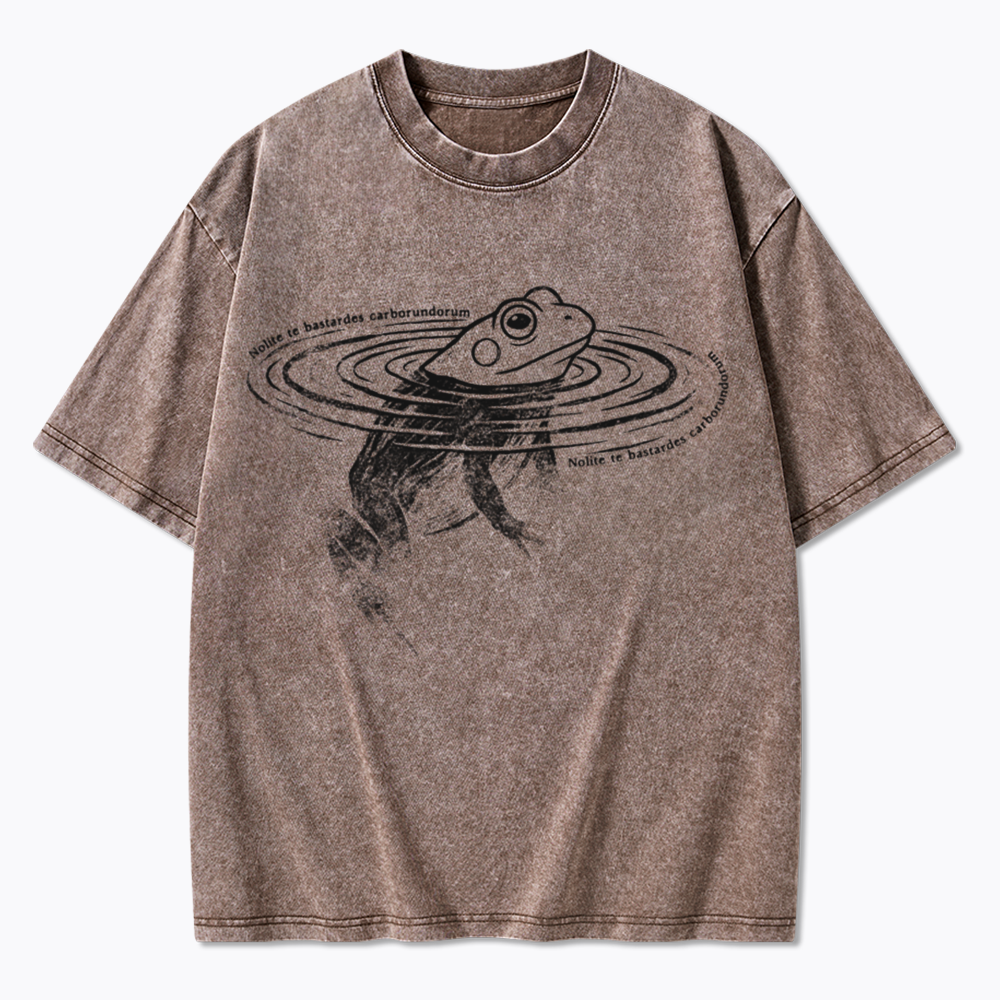 Nolite Te Bastardes Carborundorum Washed T-Shirts