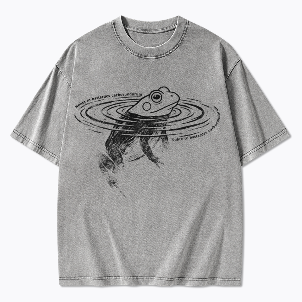 Nolite Te Bastardes Carborundorum Washed T-Shirts