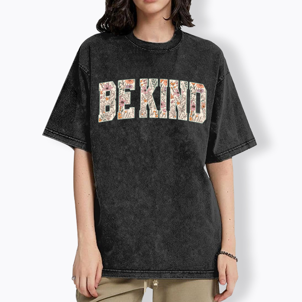 Be Kind Choose Kindness Washed T-Shirt