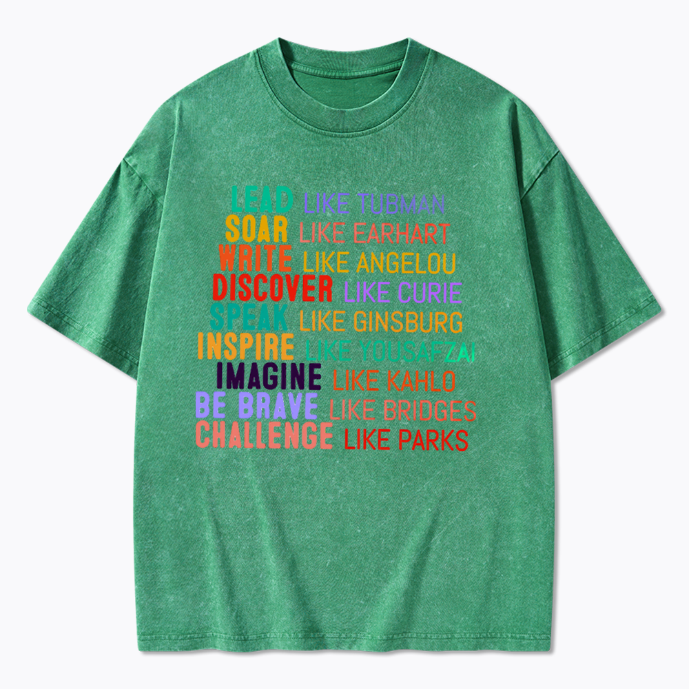 Women's History Month Washed T-Shirts