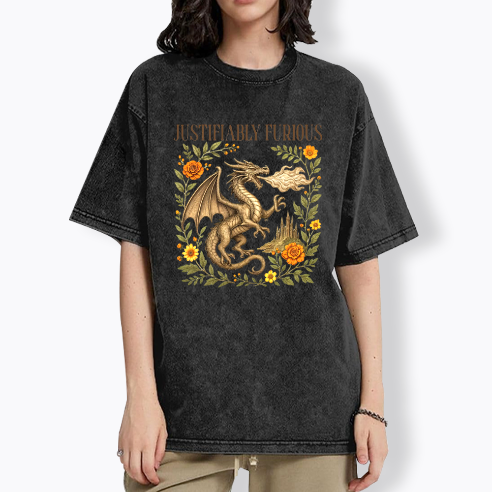 Justifiably Furious Washed T-Shirts