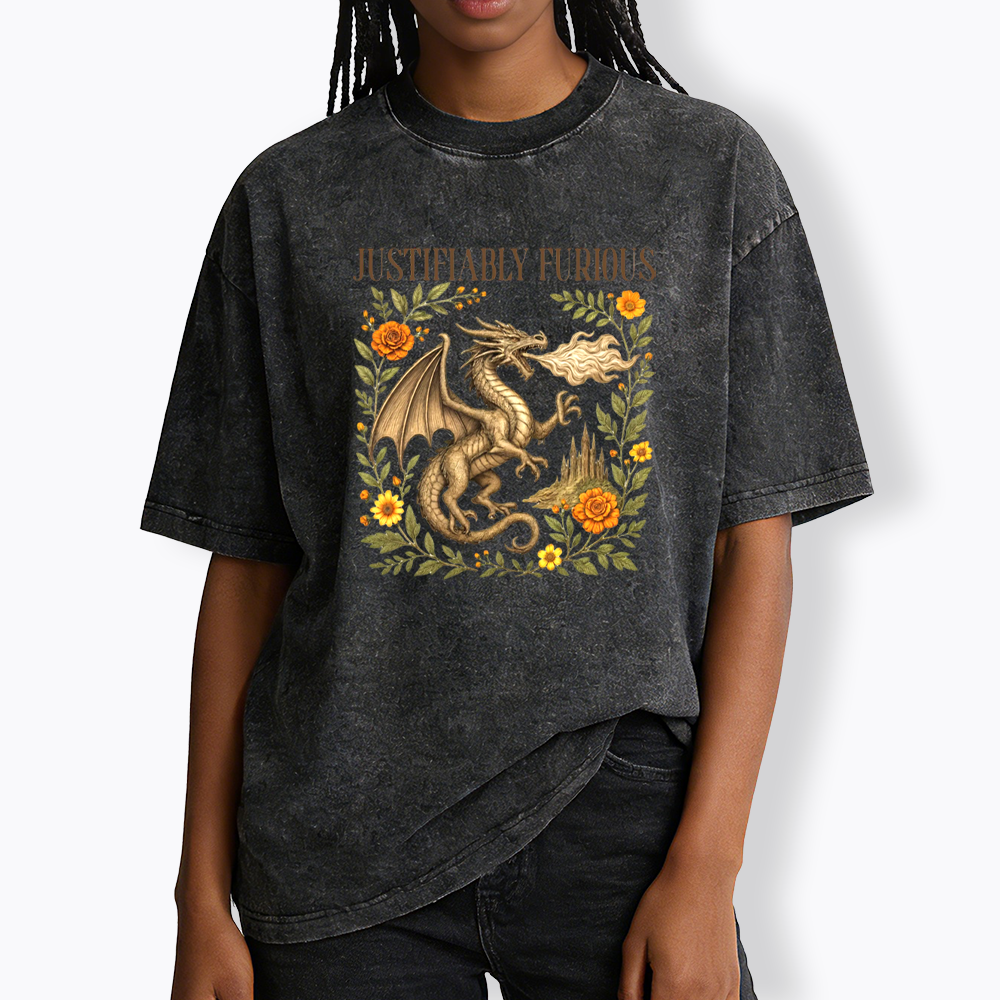 Justifiably Furious Washed T-Shirts