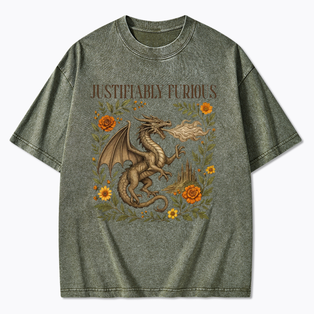 Justifiably Furious Washed T-Shirts