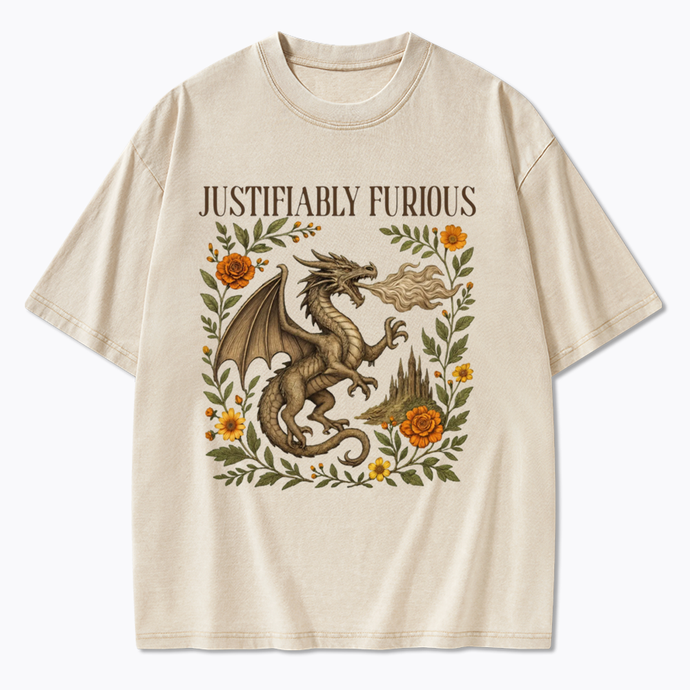 Justifiably Furious Washed T-Shirts