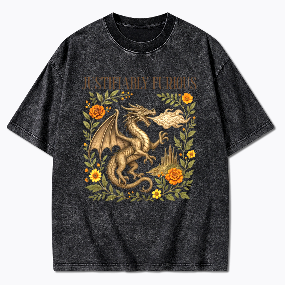 Justifiably Furious Washed T-Shirts