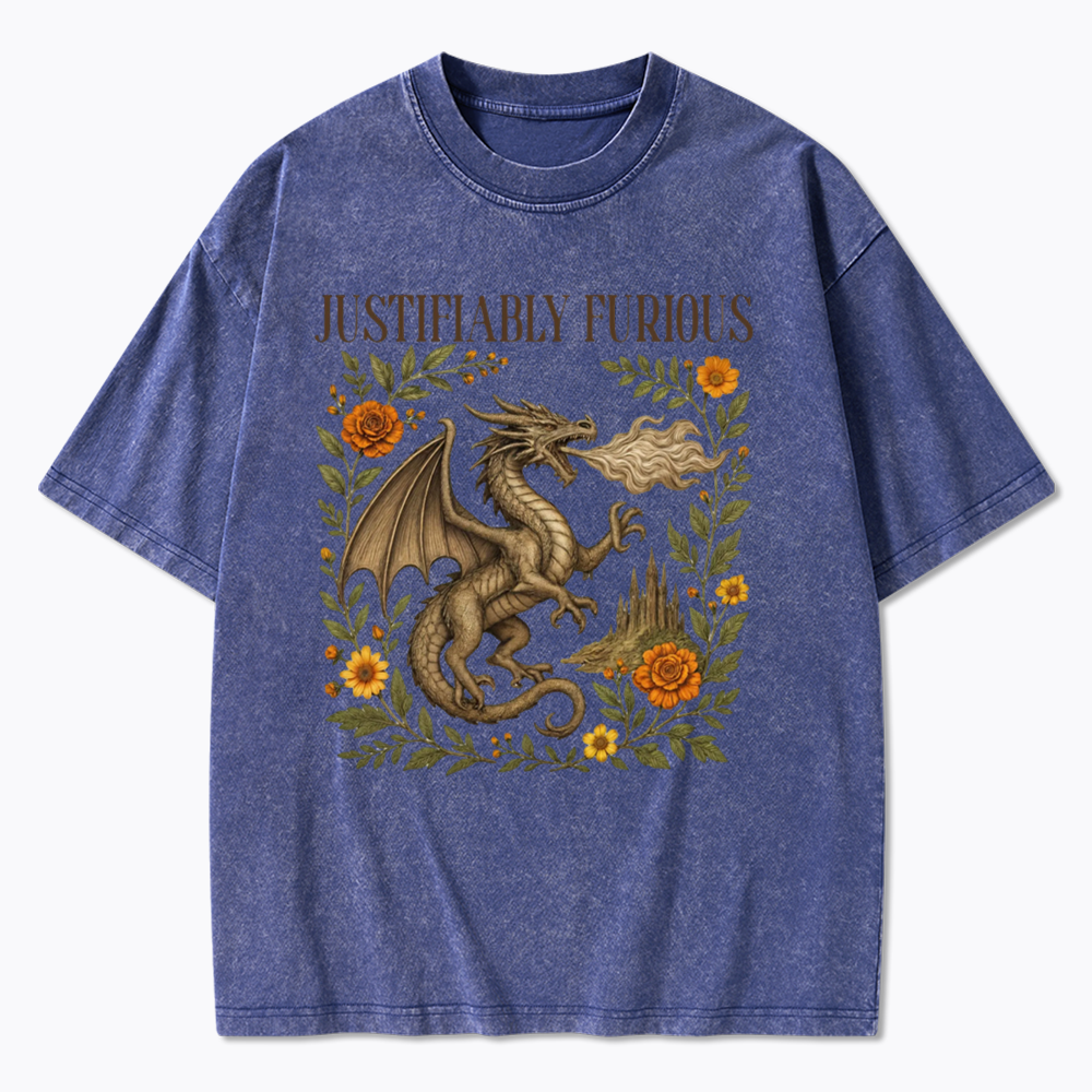 Justifiably Furious Washed T-Shirts