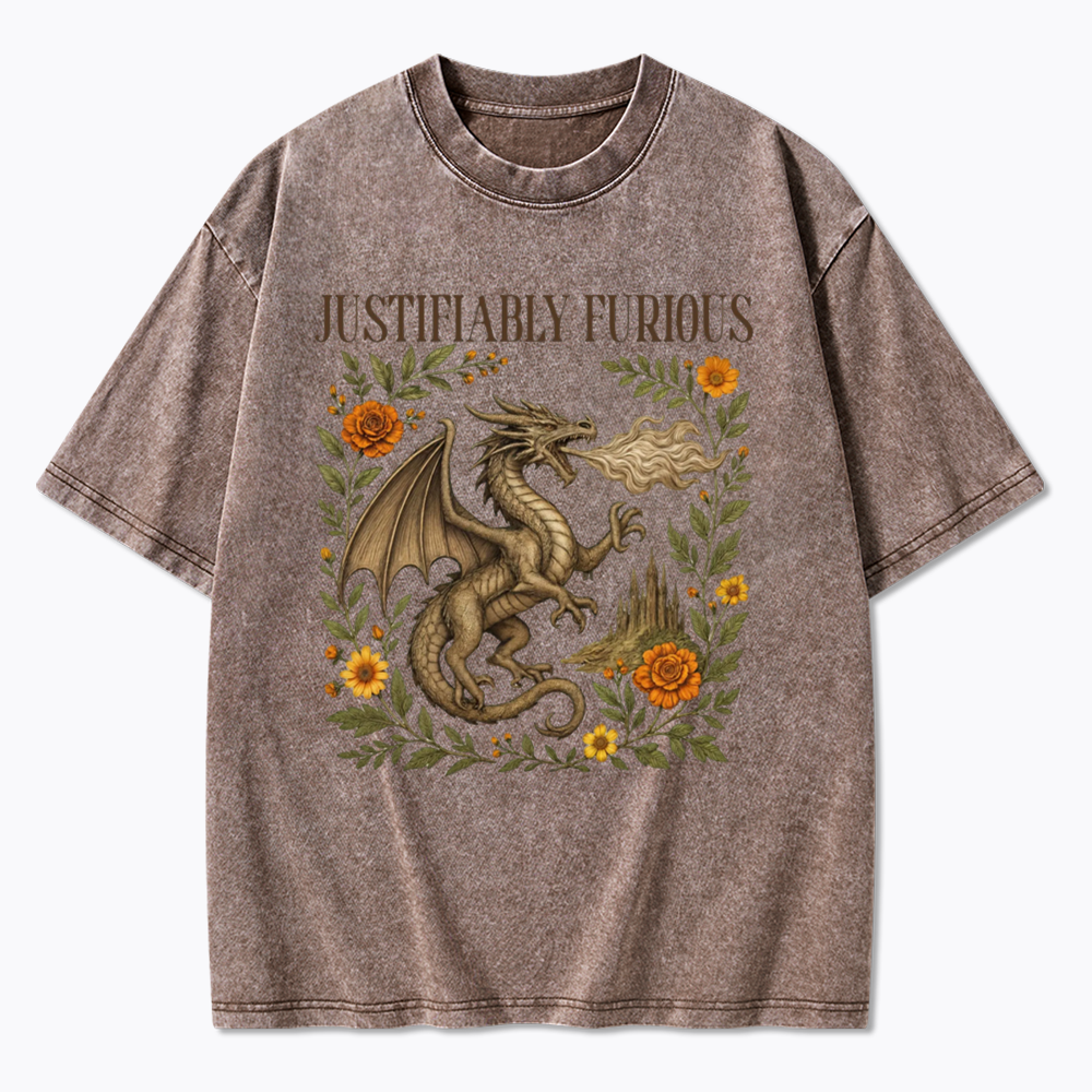Justifiably Furious Washed T-Shirts