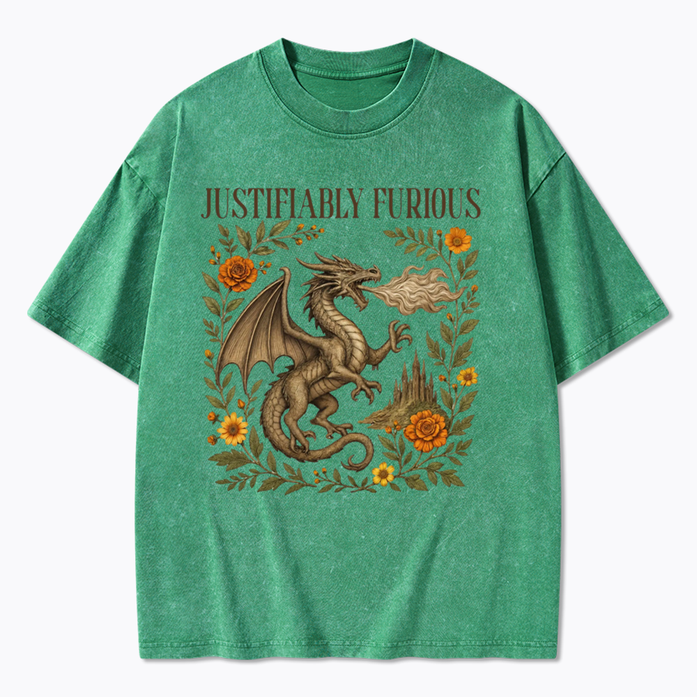 Justifiably Furious Washed T-Shirts