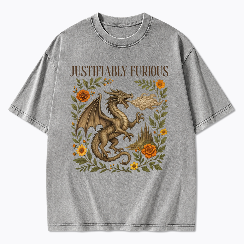 Justifiably Furious Washed T-Shirts