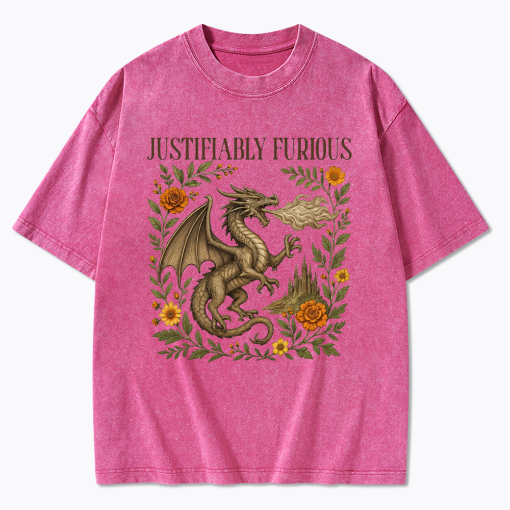 Justifiably Furious Washed T-Shirts