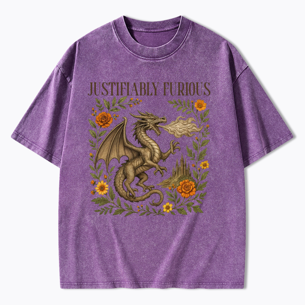 Justifiably Furious Washed T-Shirts