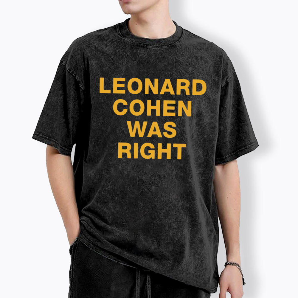 The Prophet Was Right Statement Washed T-Shirt