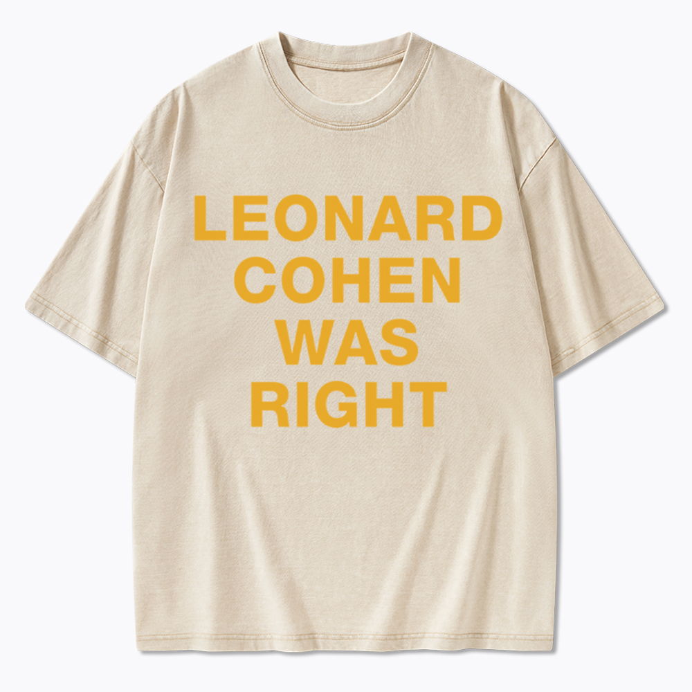 The Prophet Was Right Statement Washed T-Shirt