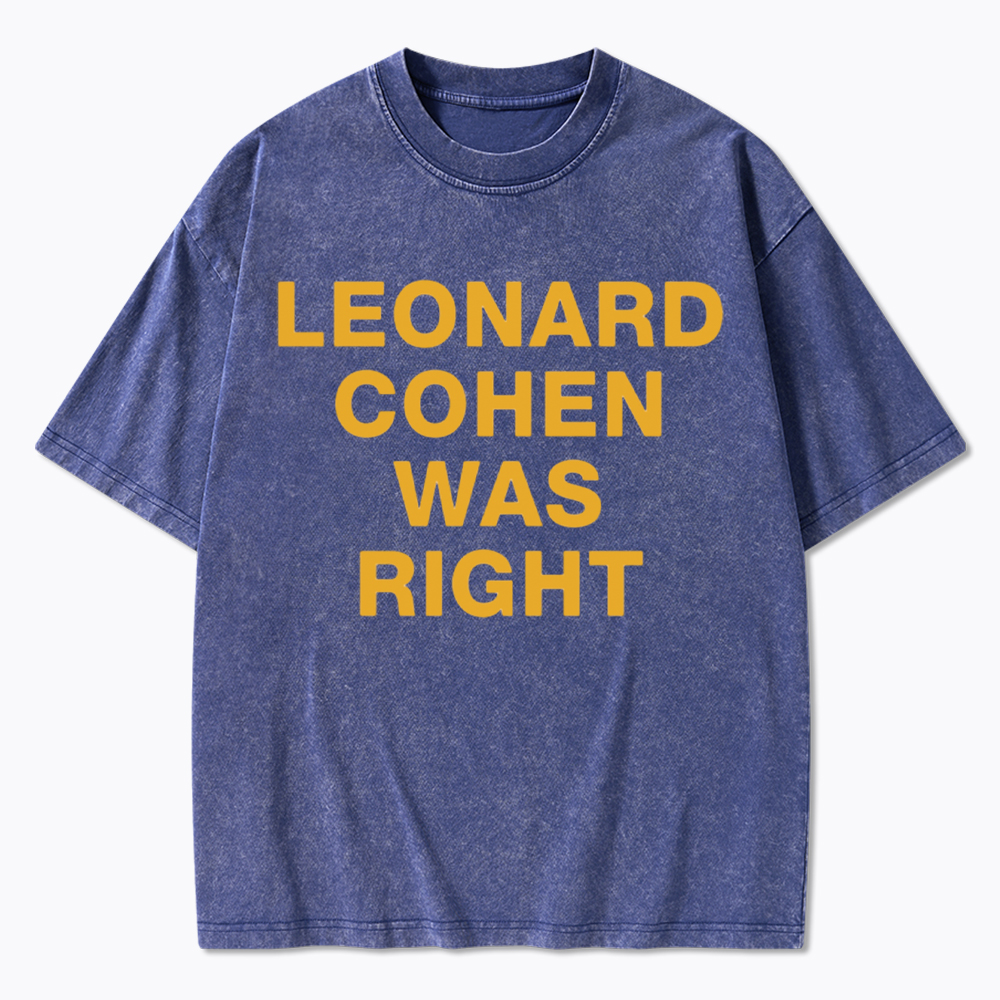 The Prophet Was Right Statement Washed T-Shirt