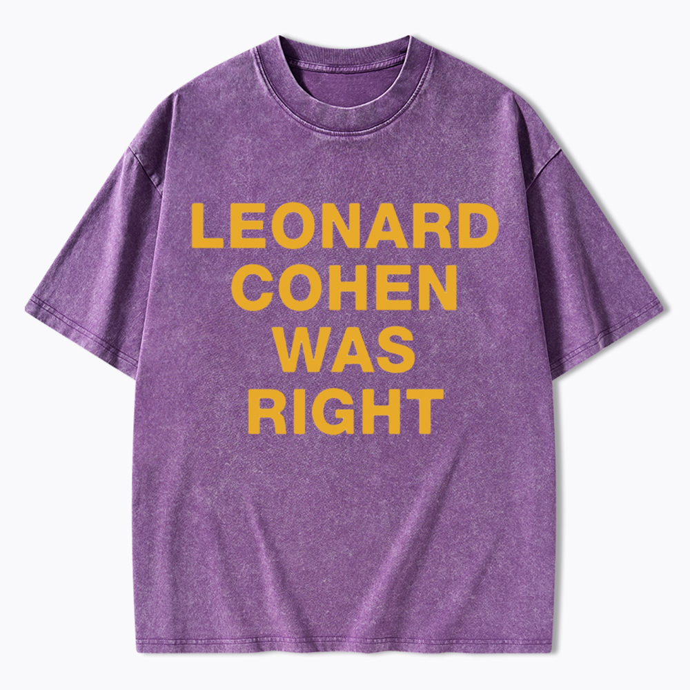 The Prophet Was Right Statement Washed T-Shirt