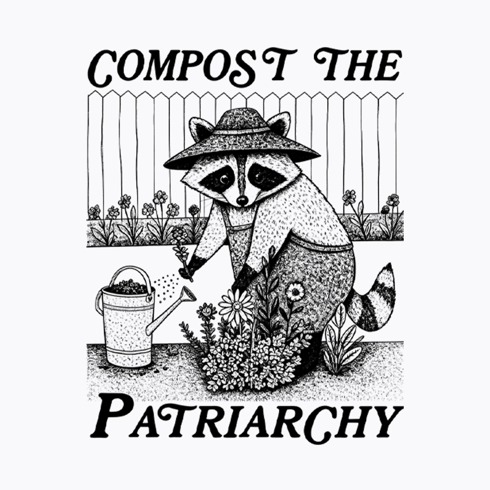 Compost the Patriarchy Feminist Washed T-Shirt