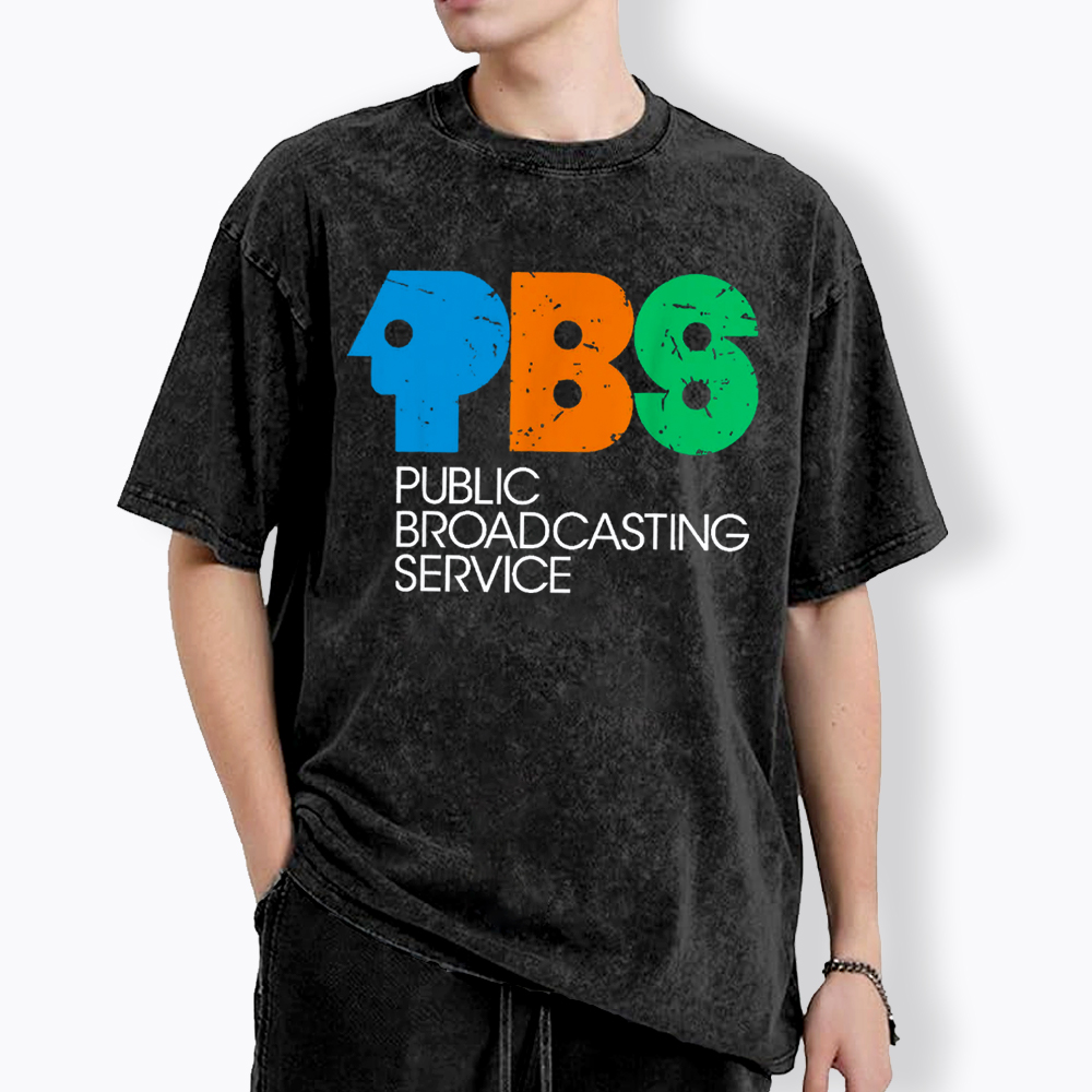 Protect Public Broadcasting Service Washed T-Shirt