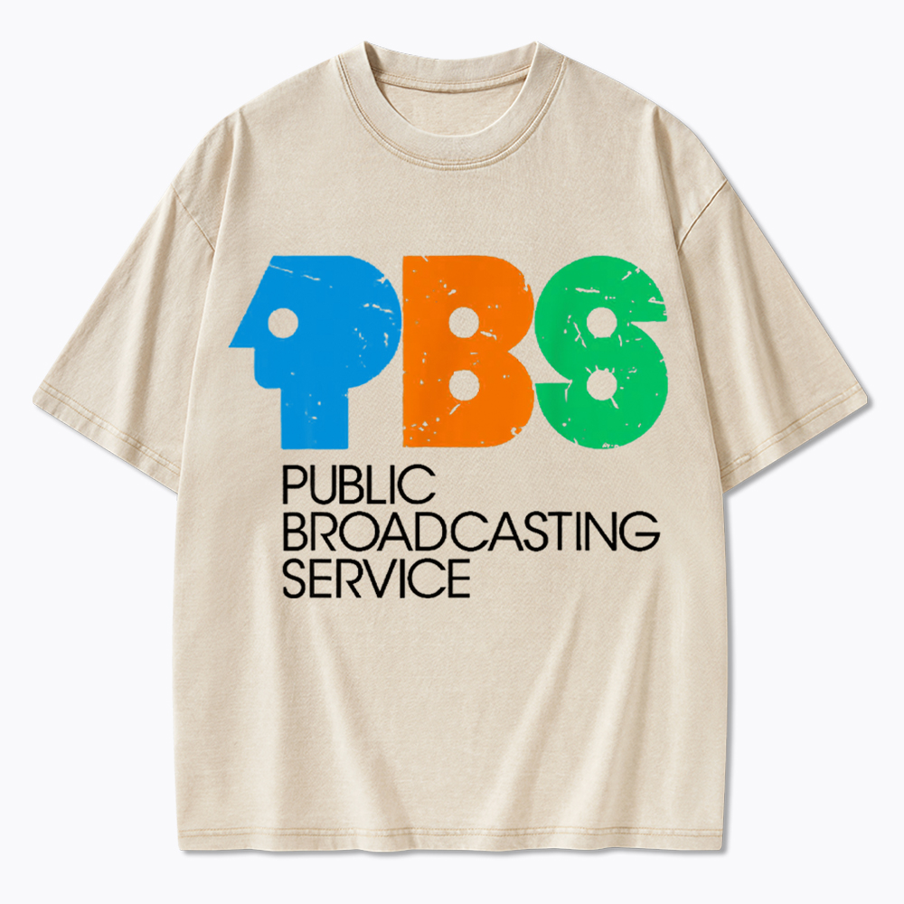Protect Public Broadcasting Service Washed T-Shirt