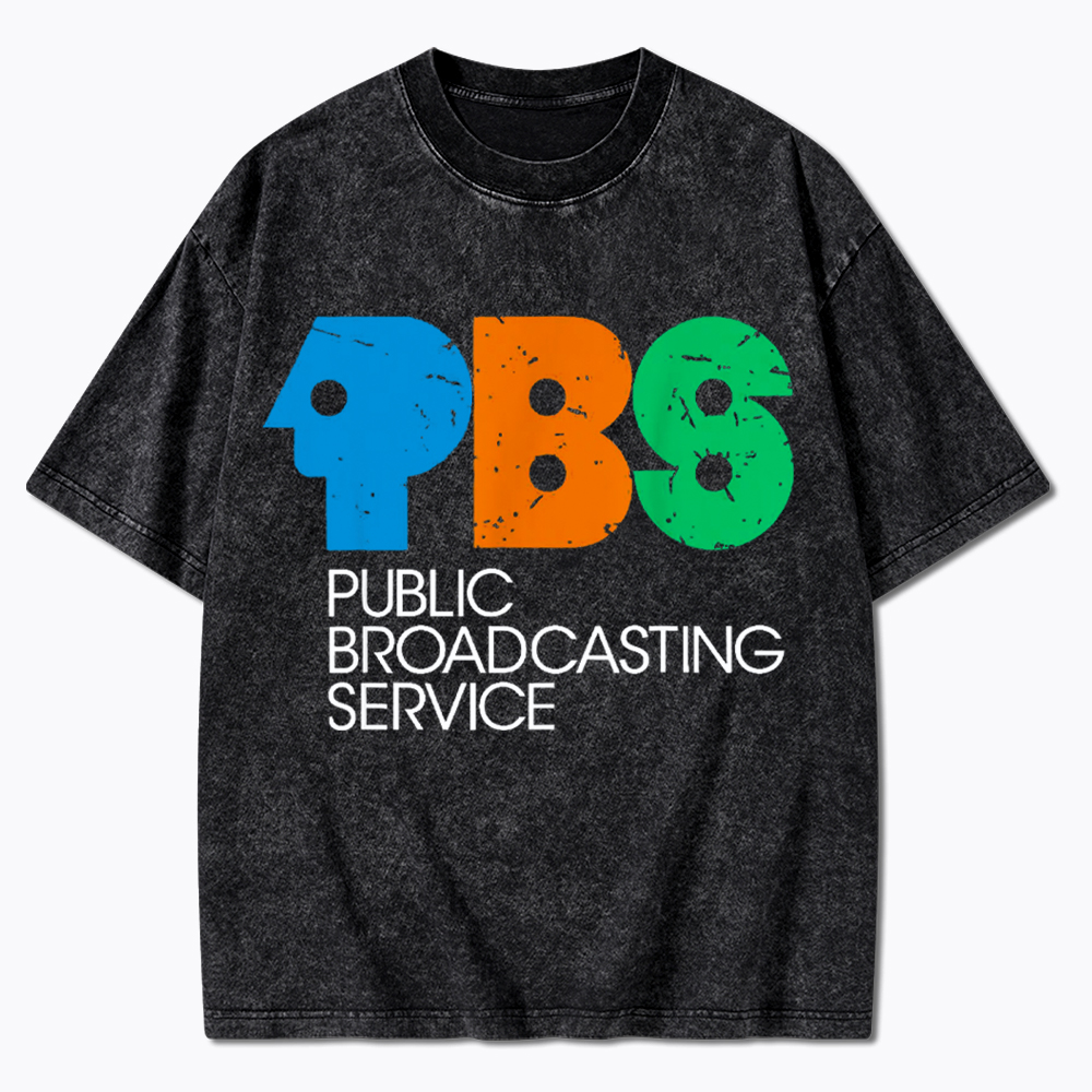 Protect Public Broadcasting Service Washed T-Shirt