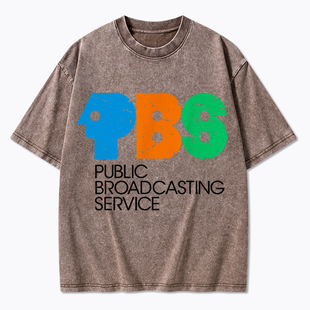 Protect Public Broadcasting Service Washed T-Shirt