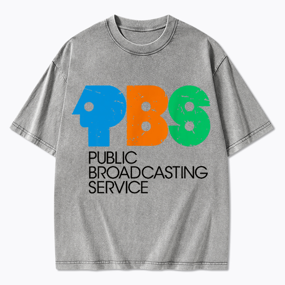 Protect Public Broadcasting Service Washed T-Shirt