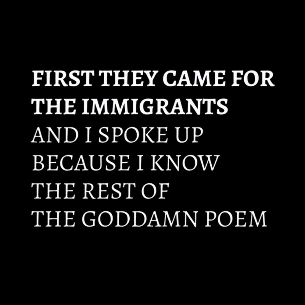 The Goddamn Poem Washed T-Shirts